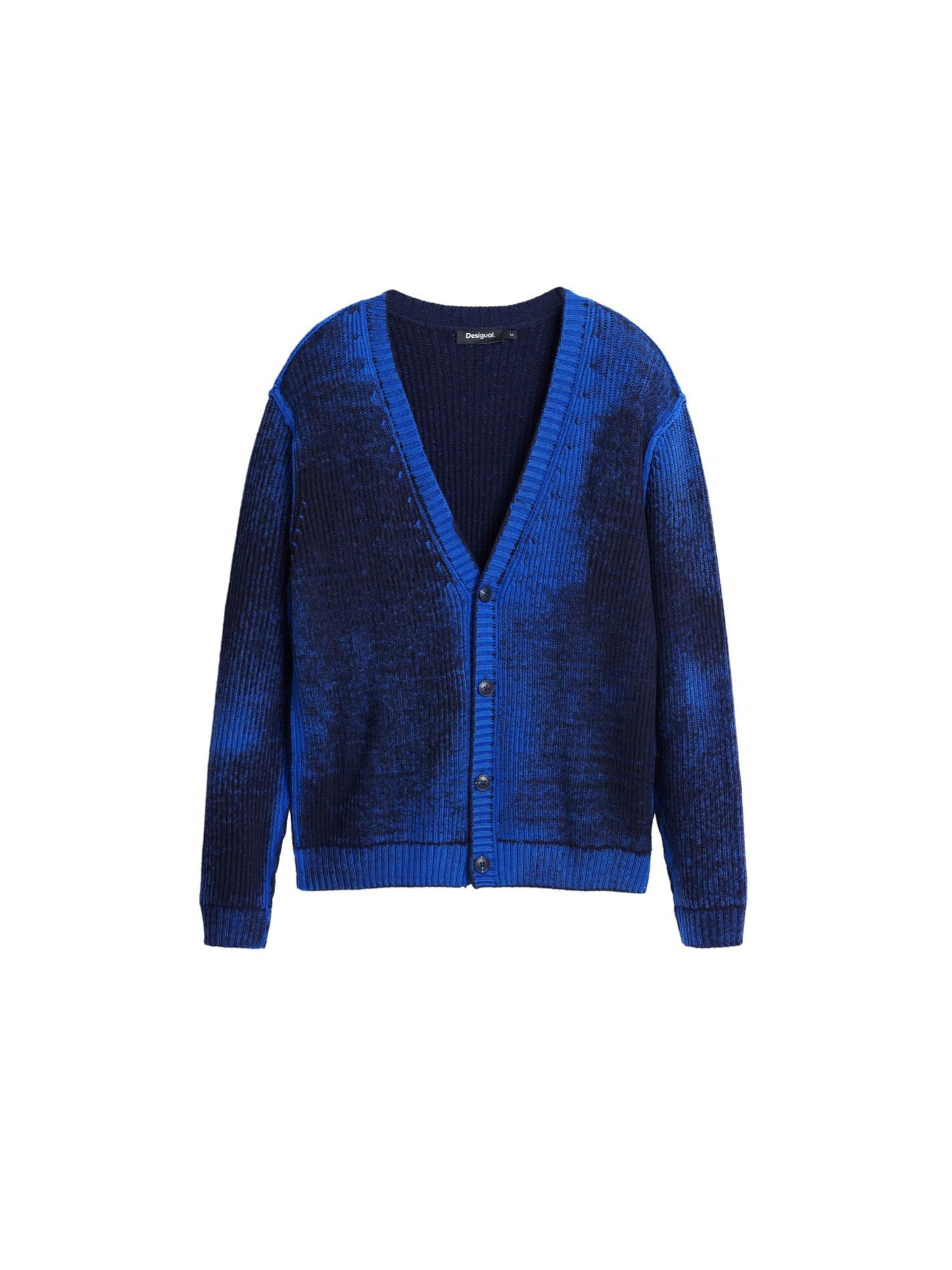 Desigual Вязаная кофта в Синий: спереди