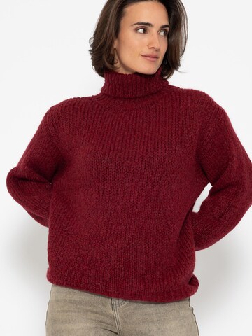 SASSYCLASSY Oversized Sweater in Red