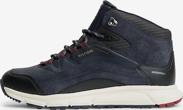 TOMMY HILFIGER Sneakers hoog in Blauw: voorkant