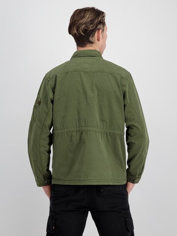 Geacă de primăvară-toamnă de la ALPHA INDUSTRIES pe verde