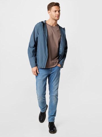 ALPHA INDUSTRIES Majica | rjava barva