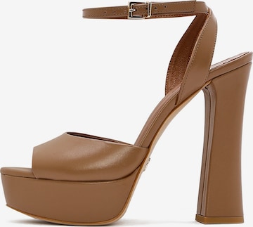 Sandalo con cinturino di Derimod in beige: frontale