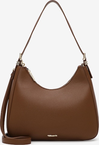 Sac bandoulière 'Mareen' Tamaris en marron : devant