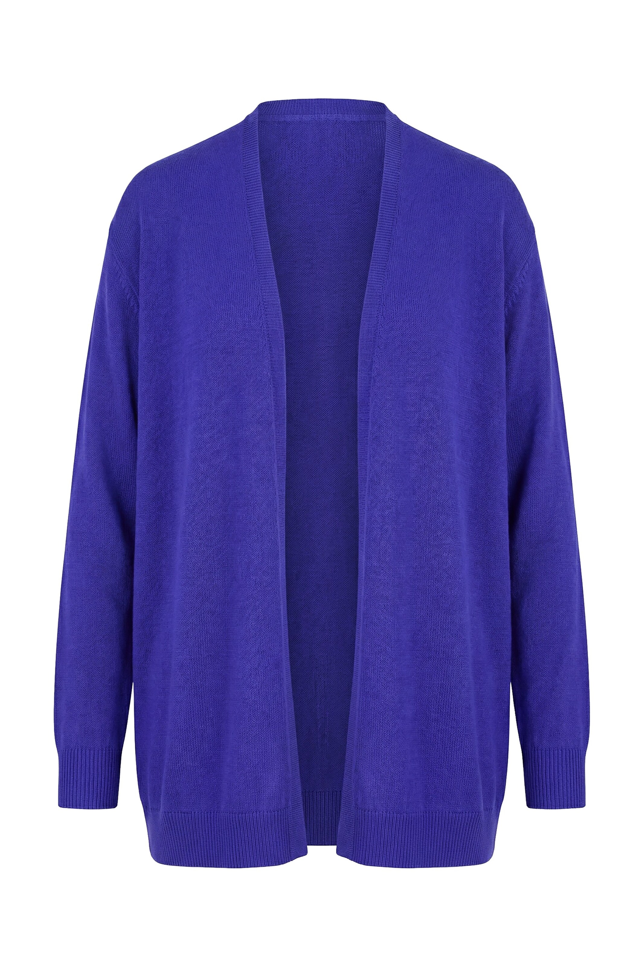 Ulla Popken Knit cardigan in Blue: front