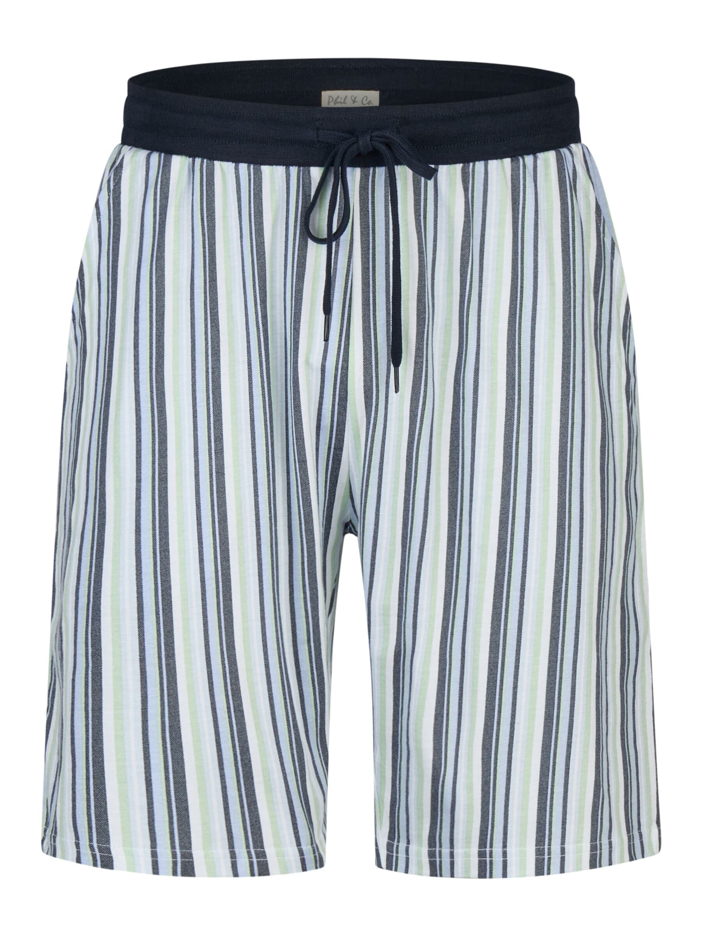Phil & Co. Berlin Pyjama kurz 'Fashionable'‌‌‌‌‌‌‌ in Mischfarben
