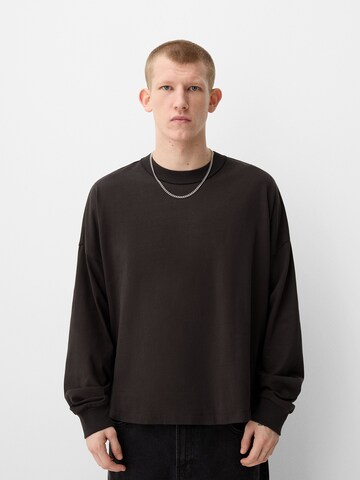 T-Shirt Bershka en gris : devant