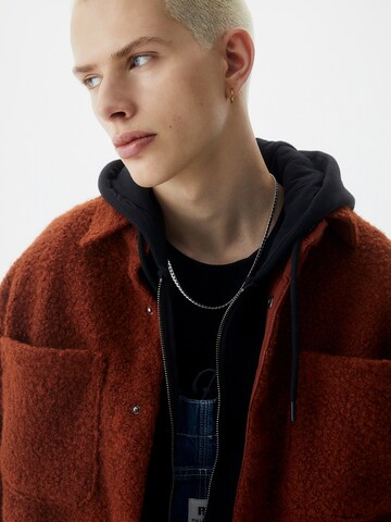 Pull&Bear Between-season jacket in Brown