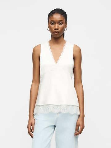 Chemisier 'MAR4' Abercrombie & Fitch en blanc : devant