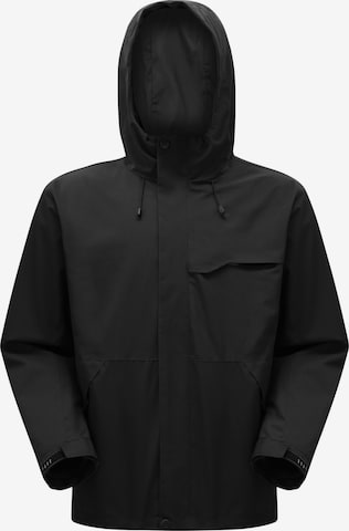YOUTHUP Outdoor jacket 'Wandrer' in Black: front