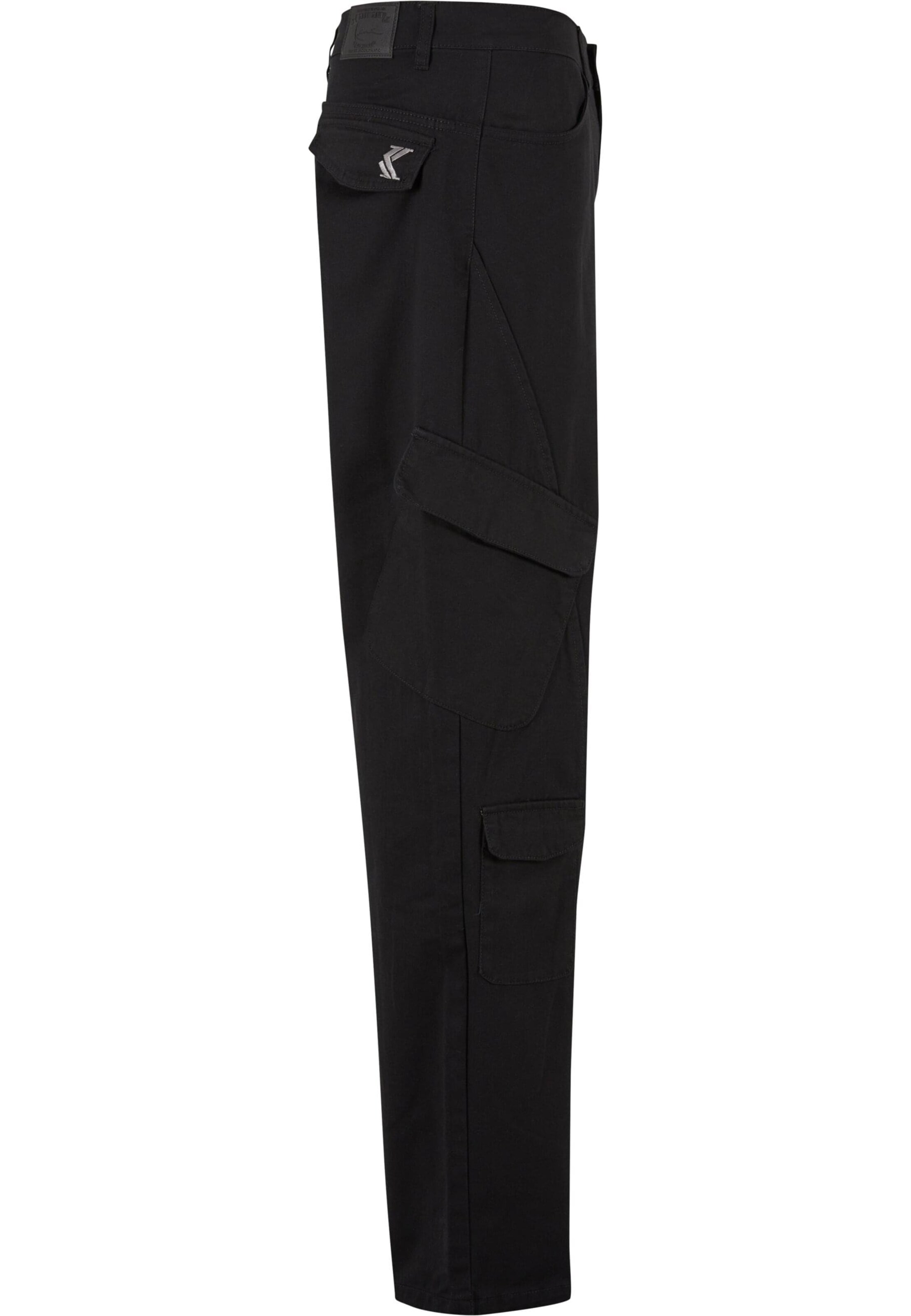 Regular Pantalon cargo Karl Kani en noir