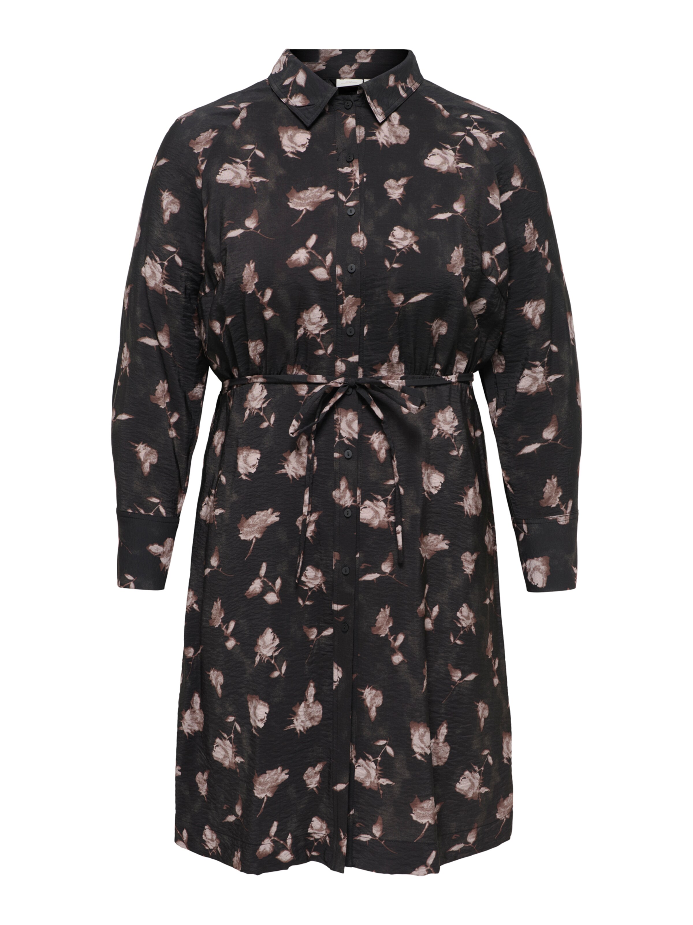 ONLY Carmakoma Shirt dress 'CARRIE' in 46 in Beige / Kitt / Brown, Item view