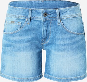 Pepe Jeans Normalny krój Jeansy 'SIOUXIE' w kolorze niebieski: przód
