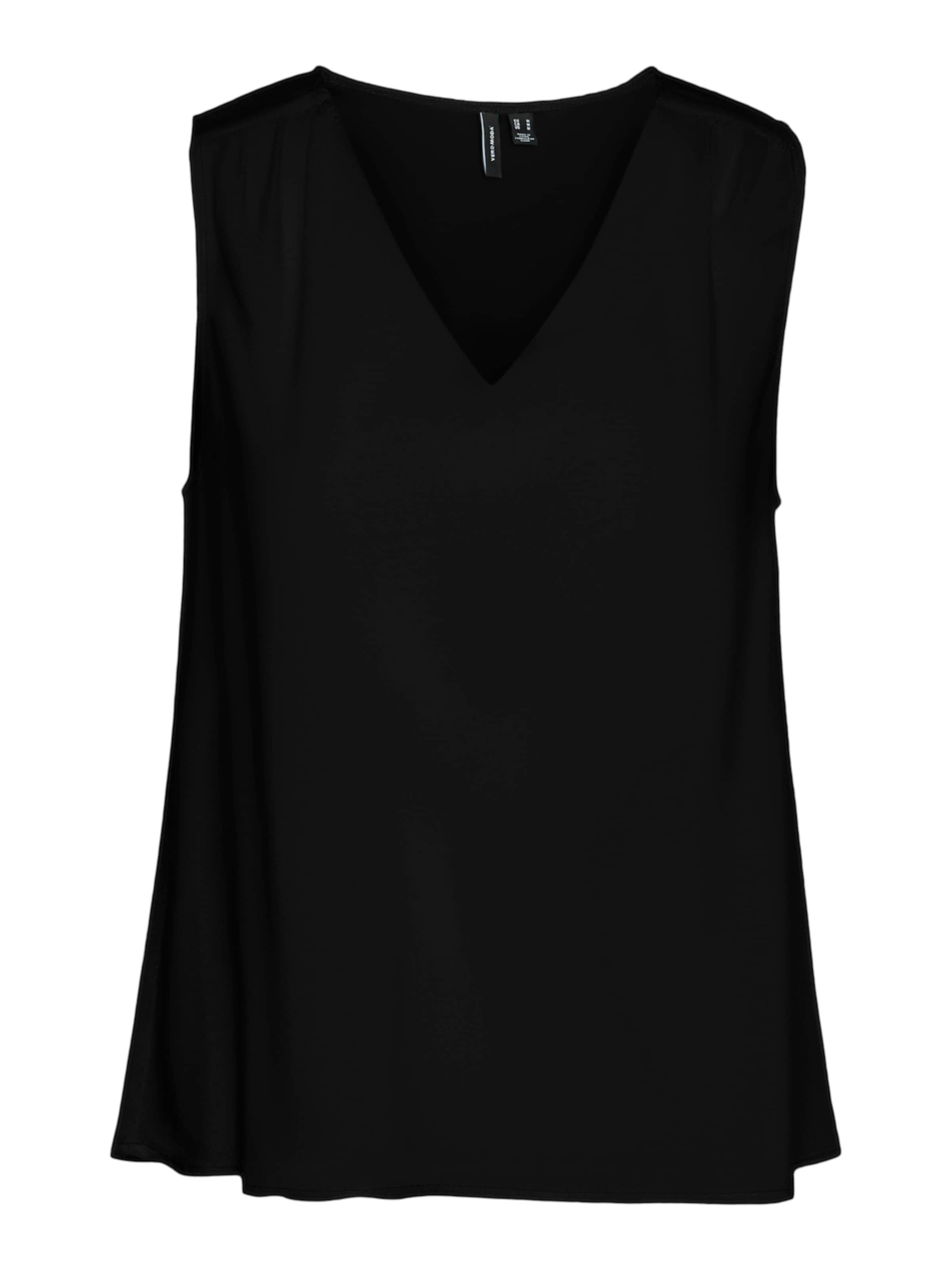 VERO MODA Μπλούζα 'Easy Joy' σε μαύρο: μπροστά