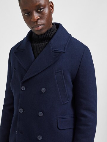 SELECTED HOMME Between-seasons coat 'Karl' in Blue