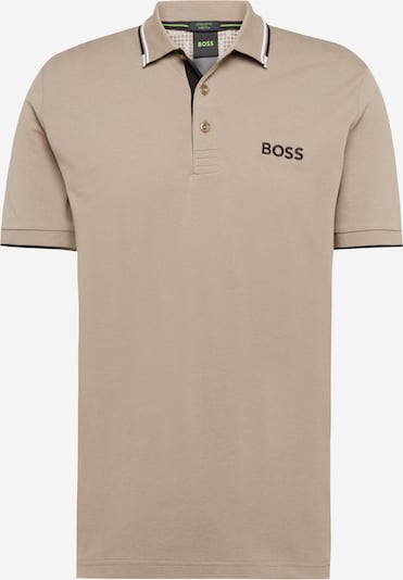 BOSS Orange Shirt 'Paddy Pro' in Dark brown / Khaki / White, Item view