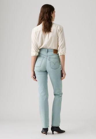 LEVI'S ® Liibuv Teksapüksid 'Ribcage Slim', värv sinine