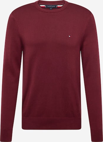 Pull-over 'ESSENTIAL' TOMMY HILFIGER en rouge : devant