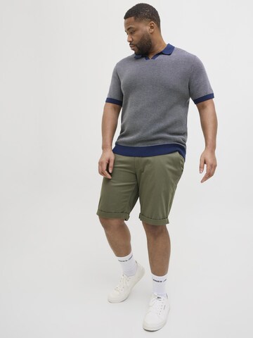 Jack & Jones Plus Обычный Брюки-чинос 'JPSTDave' в Зеленый