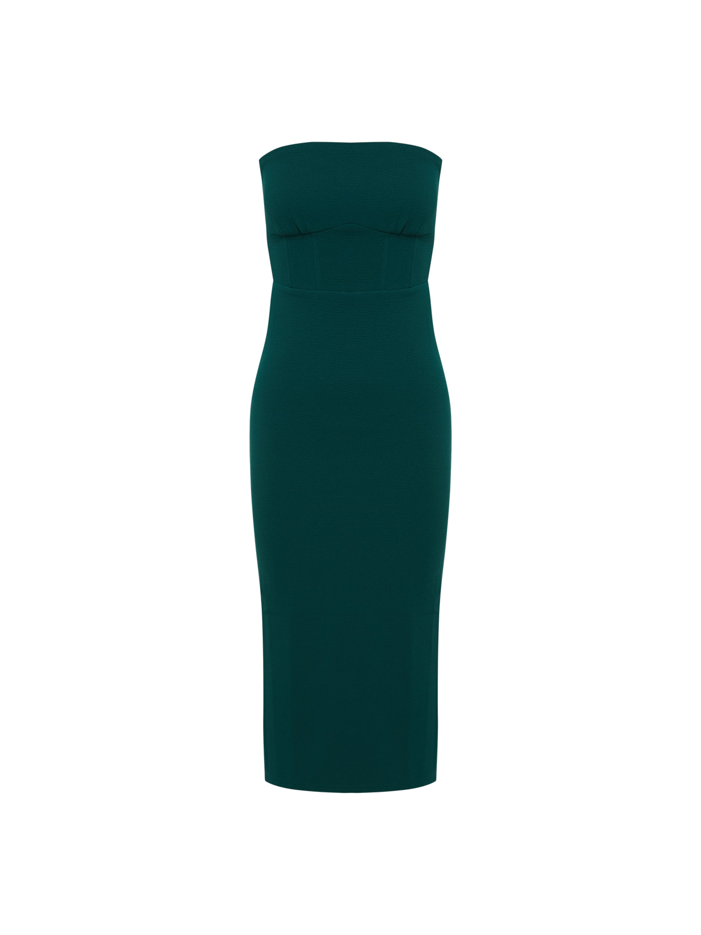 zaļš BWLDR Kokteiļkleita 'BARDWELL DRESS X Kristina': no priekšpuses