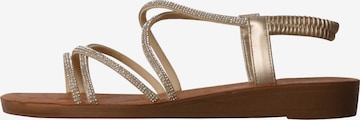 Super Mode - Sandalias en oro: frente