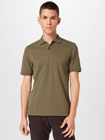 OLYMP Slim fit Shirt 'Level 5' in Green: front