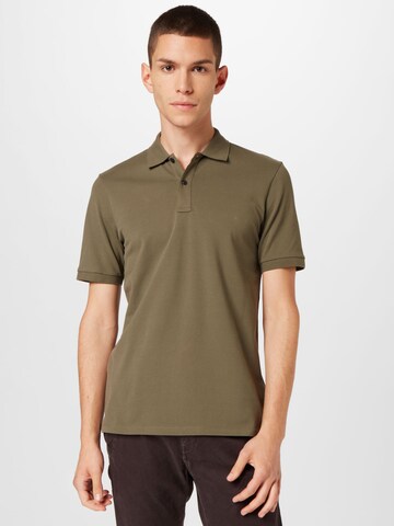 OLYMP Slim Fit Poloshirt 'Level 5' in Grün: predná strana