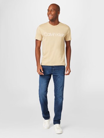 Calvin Klein Regular Fit Paita värissä beige