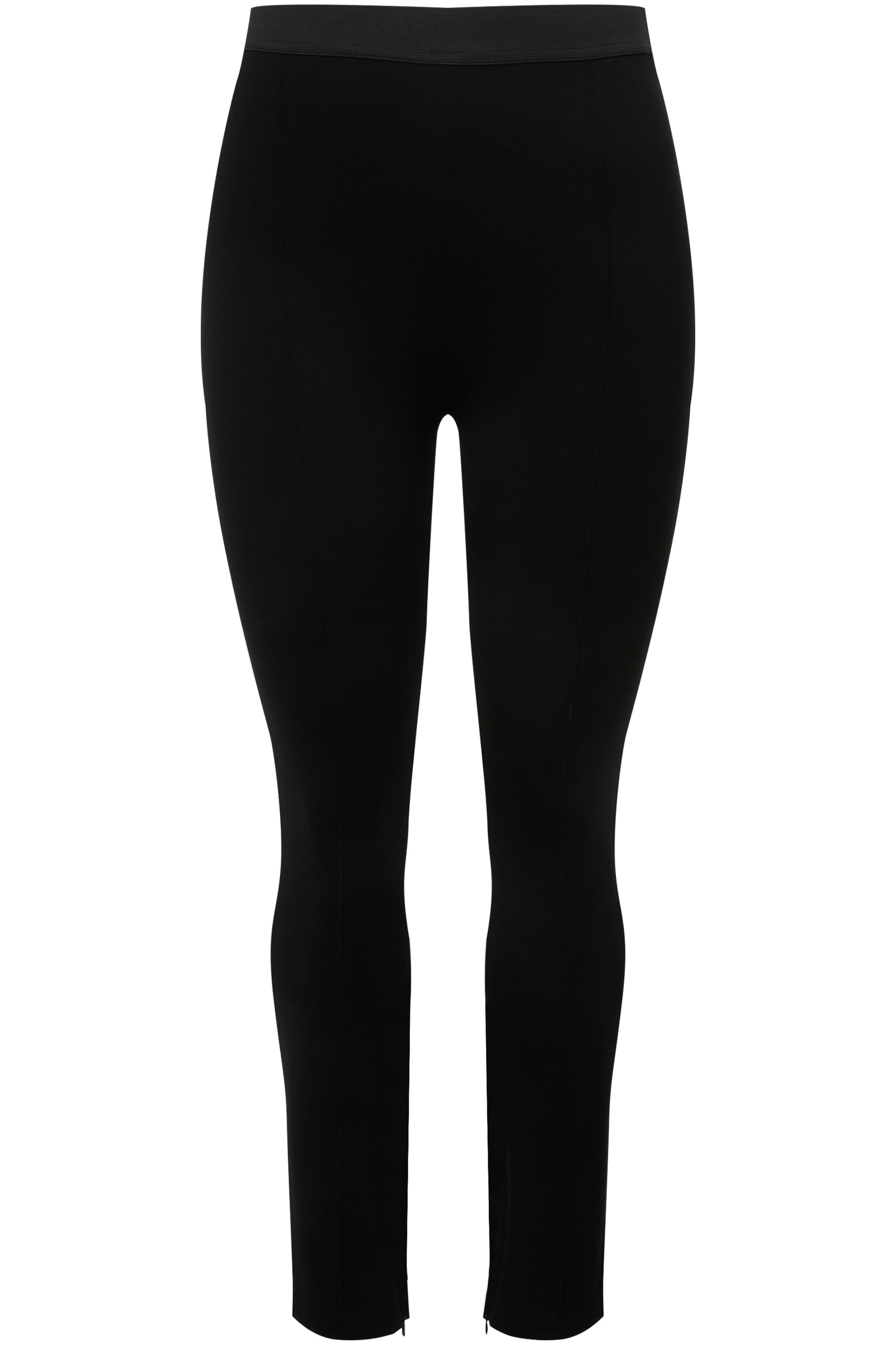 Ulla Popken Skinny Leggings in Zwart: voorkant