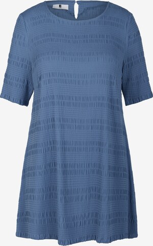 Anna Aura Bluse Viscose in Blau: predná strana