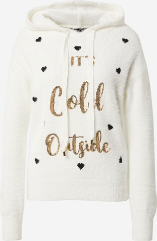 Pull-over 'Christmas' Dorothy Perkins en blanc : devant