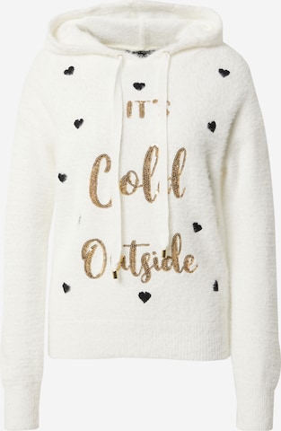 Pull-over 'Christmas' Dorothy Perkins en blanc : devant