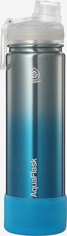 AquaFlask Láhev na vodu 'AquaFlask Termoláhev TERRA 650 ml' – modrá: přední strana