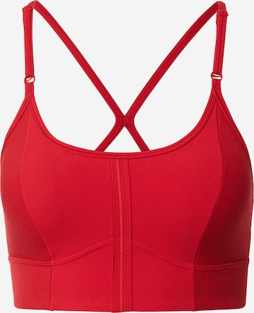 NIKE Bustier Sport bh 'Indy' in Rood: voorkant