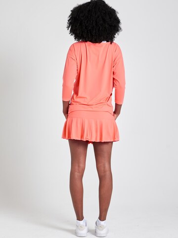 SPORTKIND Funktionsshirt '3/4 Loose Fit'‌‌‌‌‌‌‌‌‌ in Orange