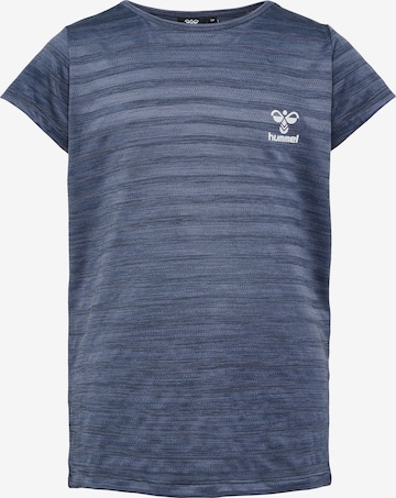 Hummel Shirt 'Sutkin' in Blauw: voorkant