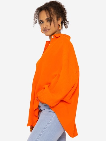 SASSYCLASSY Bluse i orange