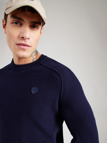 Pull-over 'Adriano' 19V69 ITALIA en bleu