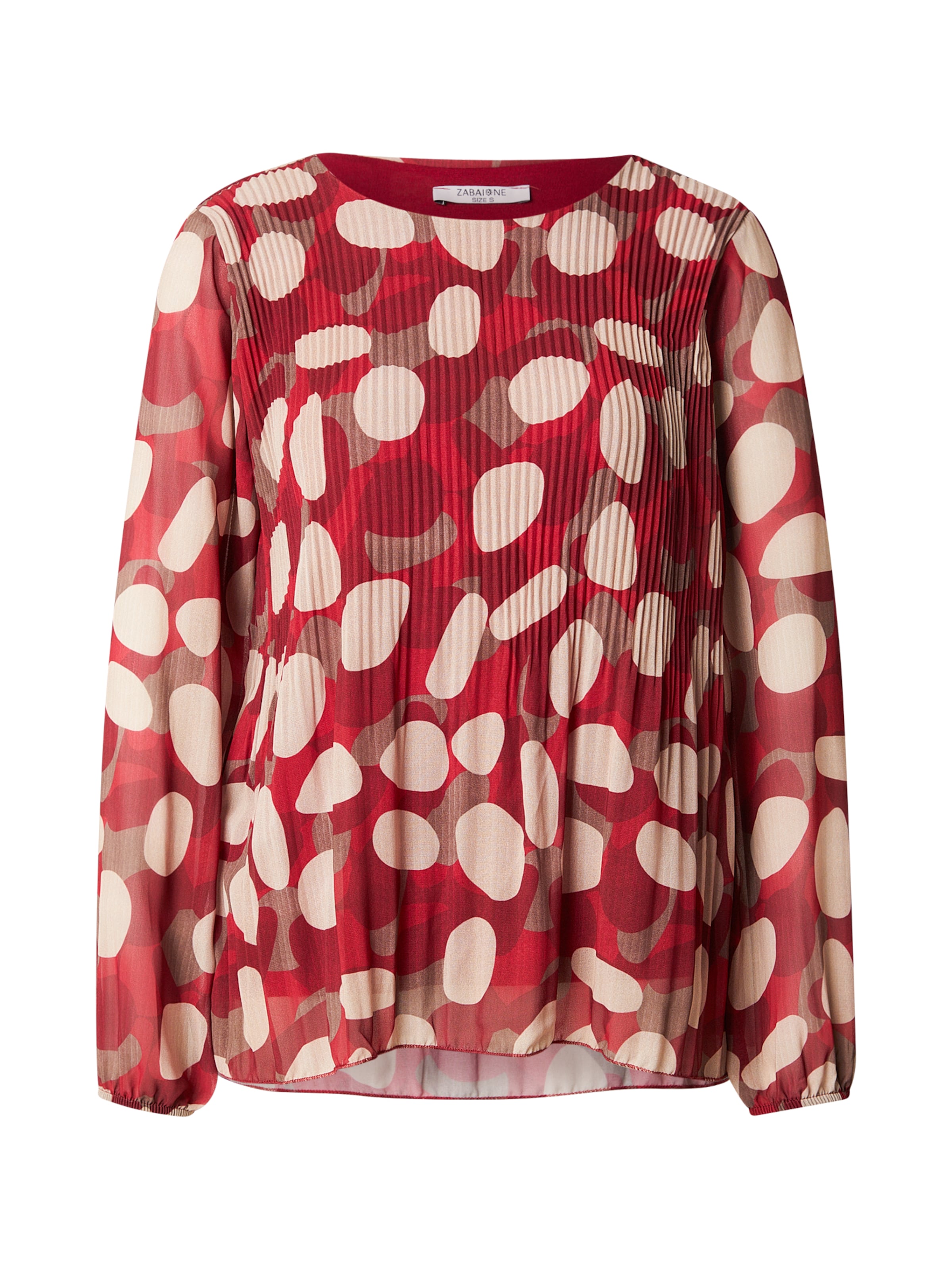 Bluză 'Ve44rdaa' de la ZABAIONE pe roșu: față