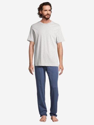 SCHIESSER Pajama short 'Night & Home' in Blue