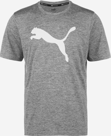 T-Shirt fonctionnel 'Heather Cat' PUMA en gris : devant