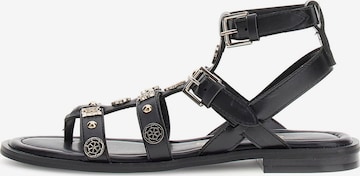 juoda GUESS Sandalai 'YAZZA': priekis