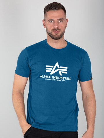 ALPHA INDUSTRIESMajica - plava boja: prednji dio
