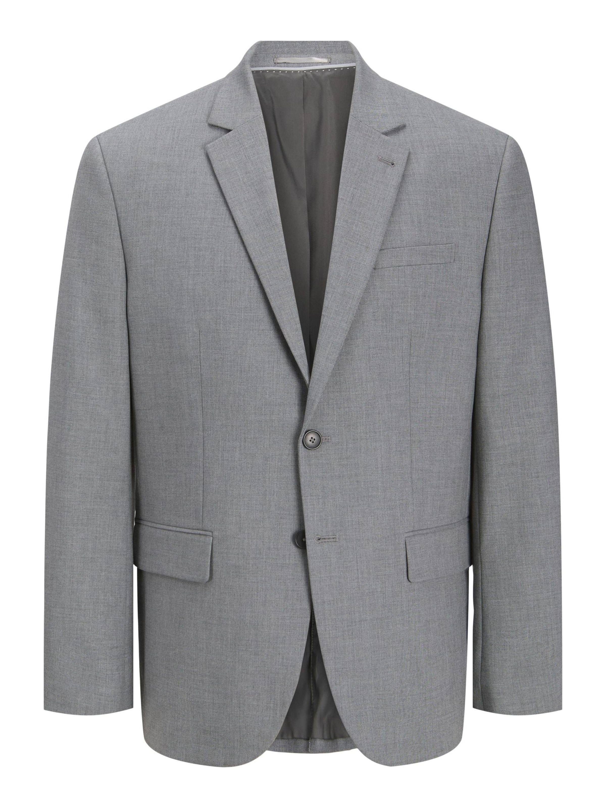 JACK & JONES - Chaqueta saco 'JPRTHEO' en gris: frente