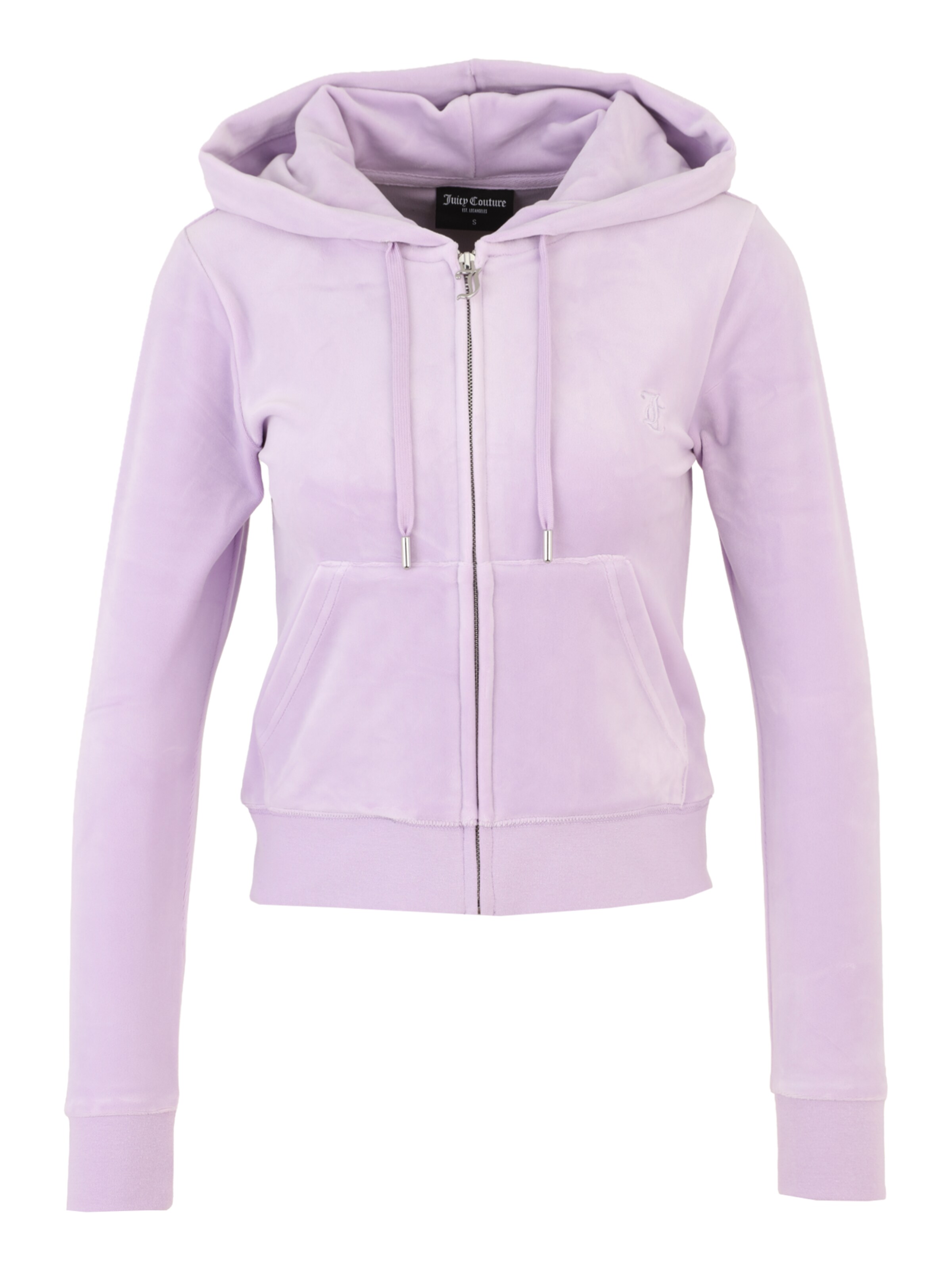 Juicy Couture Petite Zip-Up Hoodie 'ROBERTSON' in Purple: front
