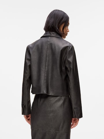 KARL LAGERFELD JEANS Blézer 'DISTRESSED' - fekete