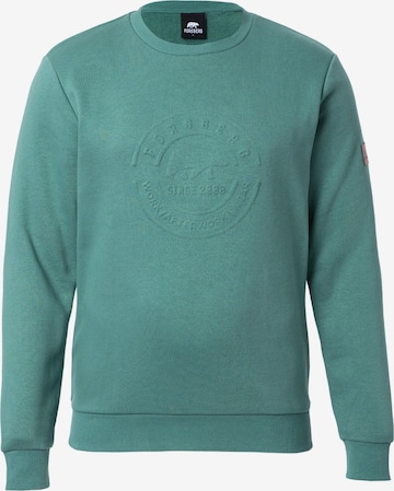FORSBERG Sweatshirt 'Sweatshirt mit 3D Logo' in Green: front