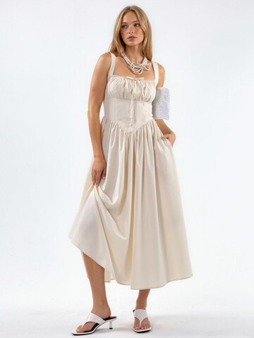 Busem Dress 'Midi' in Beige