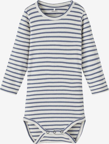 Tutina / body per bambino 'BANE' di NAME IT in blu: frontale