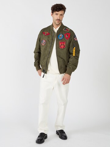 TOP GUN Bomberjacke ' TG2024001 ' in Grün