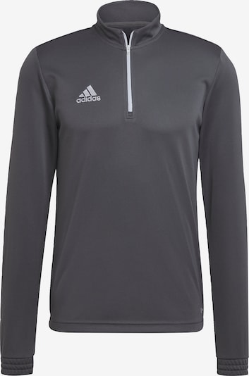 ADIDAS PERFORMANCE Sportska sweater majica 'Entrada 22' u tamo siva / bijela, Pregled proizvoda